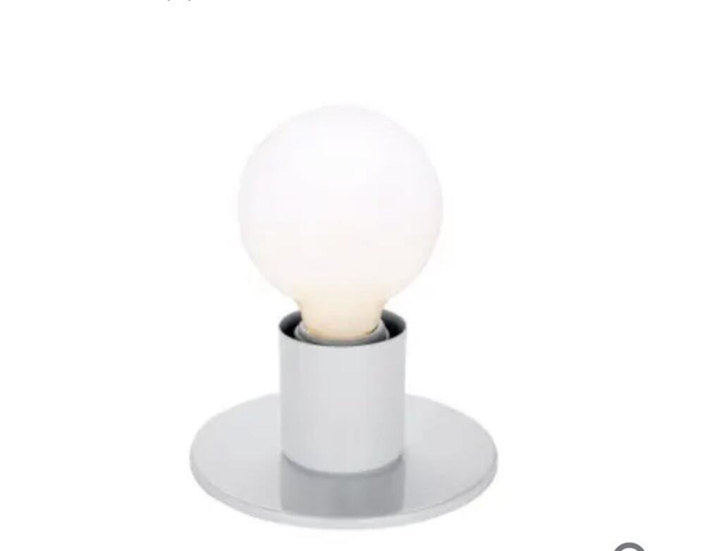 Single Light 5” Wide Basic Bulb Lighting Fixture